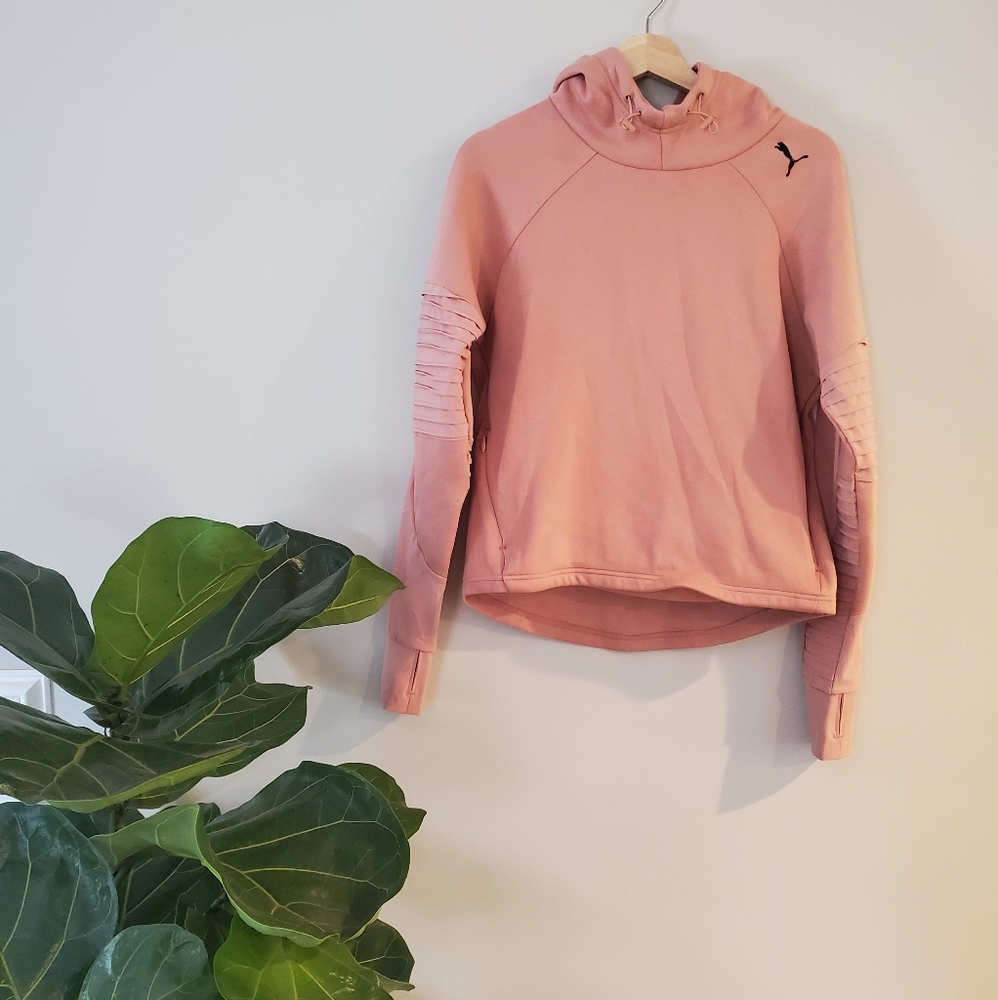 Baby Pink Puma Hoodie